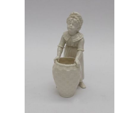A Royal Worcester Hadley figure.Condition: good. Total height 7 inches.