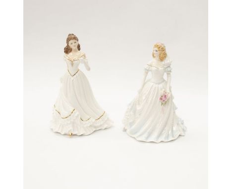 Two Royal Worcester lady figures including Special Mum and Wedding Day