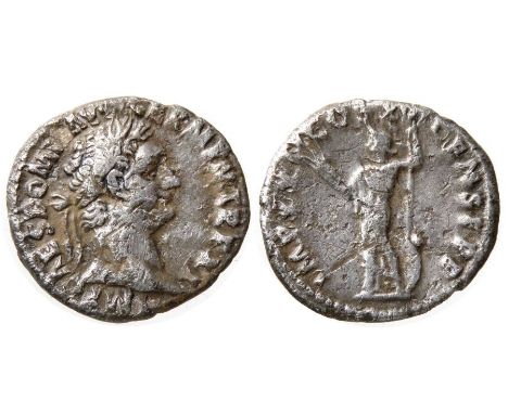 Domitian denarius. 19mm, 2.9g. Obv: IMP CAES DOMIT AVG GERM P M TR P XII Laureate head of Domitian to right.Rev: IMP XXII COS