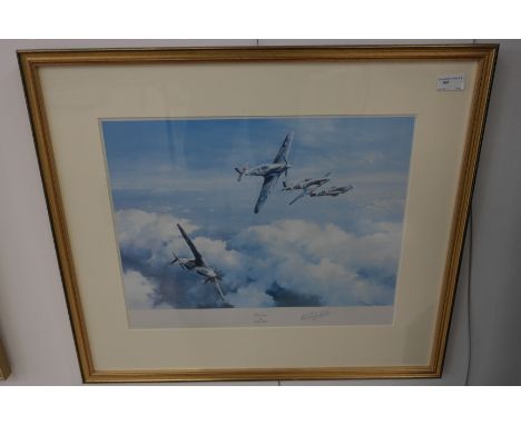 A Robert Taylor First Edition print of a Hurricane