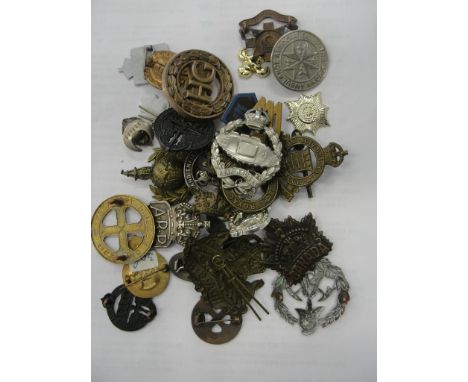 30 mixed Military badges,enamel badges,HG emergency issue etc