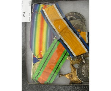 A WWI RAF pair to 56286 2AM R Cuerden R.A.F.and later medals to inc reproduction DFC and A.C.E.