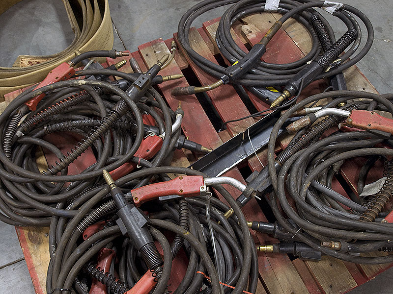 15 PROFAX WELDING LEADS; 2 BERNARD WELDING LEADS