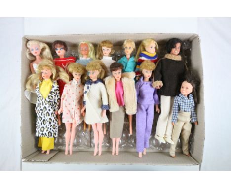 Collection of circa 1960s and 1970s vintage fashion dolls to include a 1980s Mattel Ken (13)