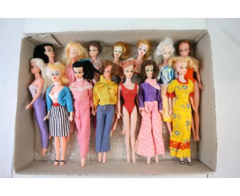 Quantity of circa 1960s and 1970s vintage fashion dolls, mostly swim wear and casual wear, approximately 14