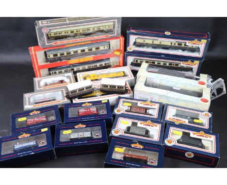 21 Boxed items of OO gauge items of rolling stock to include 12 x Bachmann, 2 x Model Power, 3 x Dapol, Hornby x 2 and EFE x 
