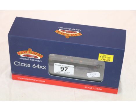Boxed Bachmann OO gauge 31635A Class 64XX 6424 GWR Green locomotive 6 DCC