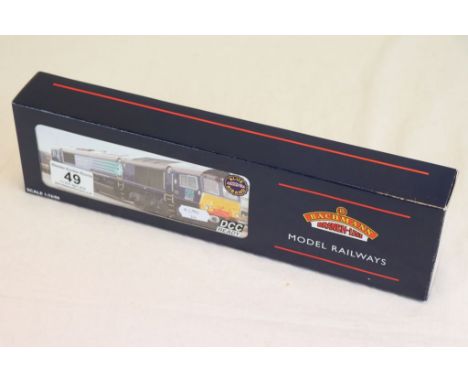 Boxed Bachmann OO gauge 32977 Class 66/9 Diesel DRS Stobart Rail 66411 DCC Ready Blue Riband