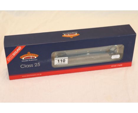 Boxed Bachmann OO gauge 32404DS DCC Sound Class 25/3 Diesel 25276 BR Blue engine