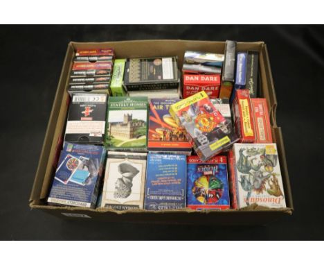 Collection of approximately 60 Packs of Playing Cards including The Simpsons, Doctor Who, Spiderman, Ben 10, Manchester Unite