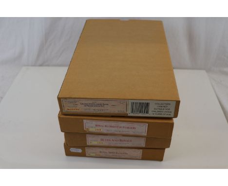 Four Britains Limited Edition Collectors Models sets of figures to include 5192 Royal Irish Rangers, 5293 The Blues and Royal