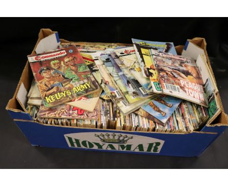 Collection of 200 Commando Action & Adventure comics mainly issues within numbers 800-4000 but including a few issue numbers 