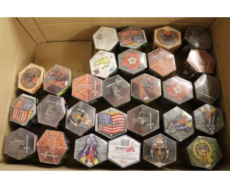 27 Time Line Boxed Pewter Figure and Gameboard Sets including Civil War, Roman Britain, American Civil War, Egyptian Gods, Vi