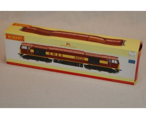 Boxed Hornby OO gauge DCC Ready R2488 EW&S Co-Co Diesel Electric Class 60 Locomotive 60026 engine