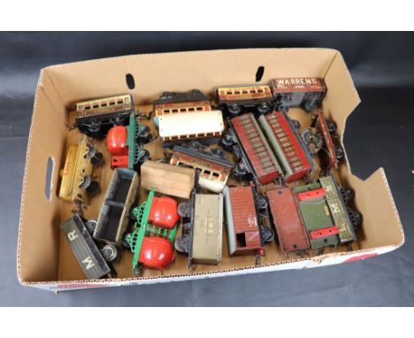 21 O gauge items of rolling stock, mainly Hornby examples to include Wine Wagon, Viking Pullman coach, LMS Liverpool Cables t