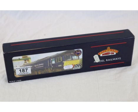 Boxed Bachmann OO gauge 32729 Class 66 Diesel 66405 Blue Malcolm Logistics Services DCC Readty Blue Riband engine