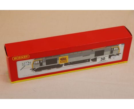 Boxed Hornby OO gauge R2639 DCC Ready Super Detail EWS Trainload Co-Co Diesel Electric Class 60 Alexandra Fleming engine