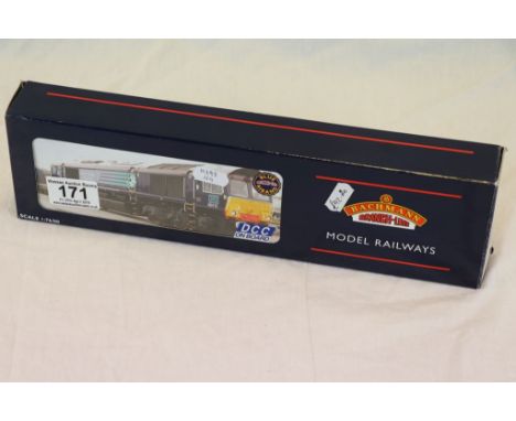 Boxed Bachmann OO gauge DCC On Board 32976DC Class 66/9 Diesel DRS 66412 Blue Riband engine
