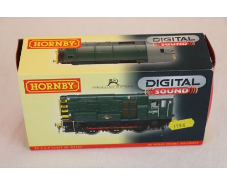 Boxed Hornby OO gauge R2903XS Digital Sound BR 0-6-0 Diesel Electric Shunter Class 08 Locomotive D3105 DCC Fitted