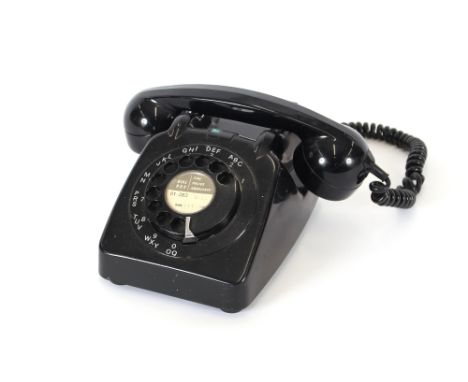 A Vintage black Bakelite telephone