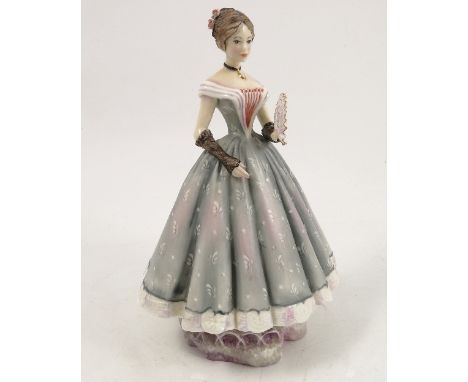 A Royal Worcester figure, of Caroline, from the Victorian series, modelled by Ruth Van Ruyckevelt, height 7.25ins 