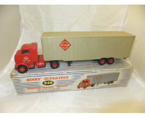 A Dinky Supertoys Tractor-Trailer McLean Lorry (948) (boxed)