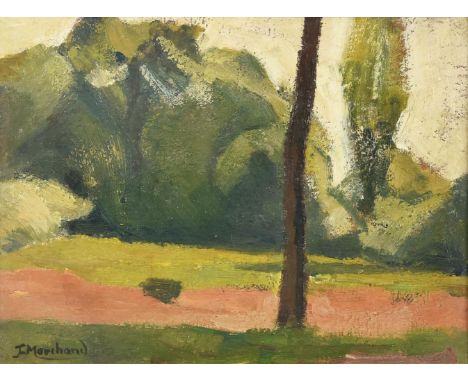 Jean Marchand (French 1883-1940)Landscape with treeOil on boardSigned (lower left)13 x 18cm (5 x 7 in.)Provenance:Property so