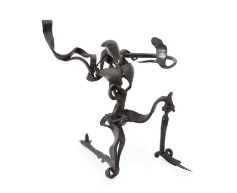 Raja Shahriman Bin Raja Aziddin (Malaysian b. 1967)Tapak Sembah (Welcoming Position)Metal56.5 x 20cm (22 x 7¾ in.)Condition R