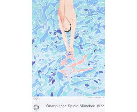 λ David Hockney (British b. 1937)Olympische Spiele München 1972 (Baggott 34)Lithographic poster printed in colours, 1970Publi