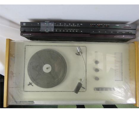 A Beomaster 1700 and a Braun record player. 