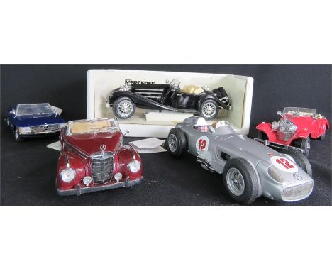 Model cars: Mercedes Benx 500K Roadster 1936 Limited Edition of 2000 series 1269 Mercedes-Benx W 196 Monoposto 1954/55, 1957 