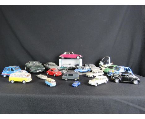 A quantity of model cars, unboxed, to include BMW, Metro, Tyco, Vitesse etc. 