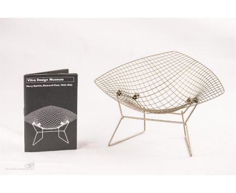 Vitro Design Museum - Harry Bertoia, scale model Diamond Chair 1952-1953, 12.5cm high.