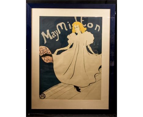 Lithograph, May Milton, Monogrammed AD? 76 by 57cm. 