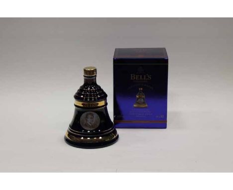 BELL'S SCOTTISH INVENTORS SERIES BELL
Blended Scotch Whisky in blue Wade ceramic decanter, with John Logie Baird illustration