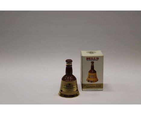 BELL'S CELEBRATION SCOTCH BELL
Blended Scotch Whisky in coffee and cream Wade ceramic decanter. 200ml, no strength stated, in