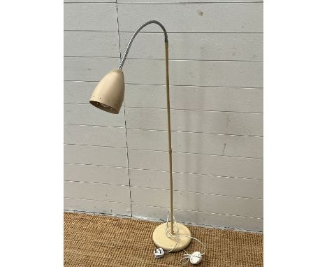 A floor standing angle poise lamp 
