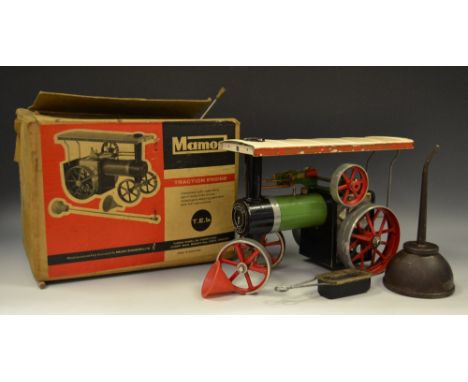 A Mamod Traction Engine T.E.1A, boxed