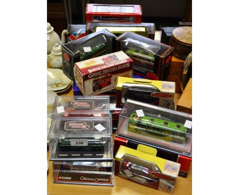 Exclusive First Editions - various models including Plaxton Paramount 3500 Greenline Invicta, London Transport Routemaster, A