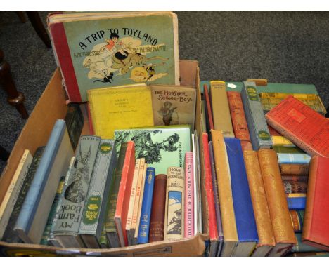 Books - juvenalia - ATrip To Toyland, Grant Richards a picture-story told by Henry Mayer; The Hoosier School-boy by Edward Eg