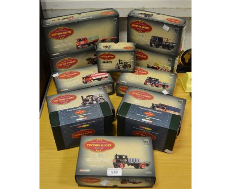 Corgi - Vintage Glory Limited Edition models including Sentinel DG4 Steam Wagon with Barrels - McMullen Brewery; a Super Sent
