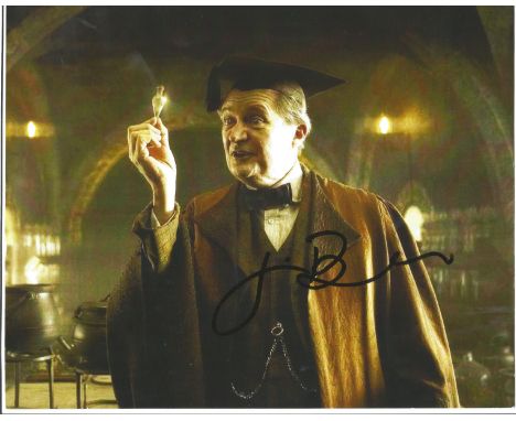 Jim Broadbent signed 10x8 colour photo pictured in role in Harry Potter. Jim Broadbent (born 24 May 1949) is an English actor