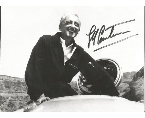 Jacques Cousteau signed 5x4 black and white photo. Jacques-Yves Cousteau , AC ( 11 June 1910 - 25 June 1997) was a French nav
