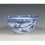 China, a blue and white porcelain bowl, Kangxi six-character mark and of the period (1662-1722),