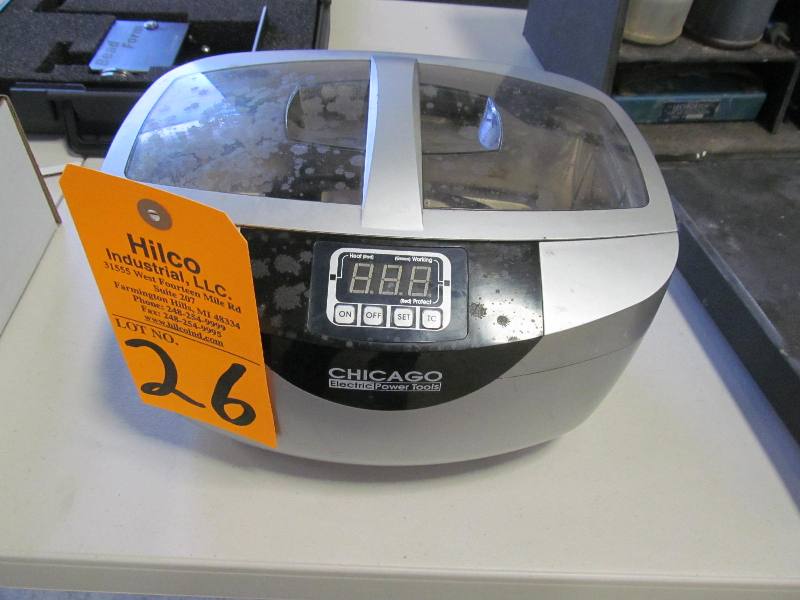 CHICAGO ELECTRIC MODEL CD4820 DIGITAL ULTRASONIC CLEANER