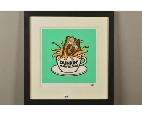 PINS (BRITISH CONTEMPORARY), 'Dunkin Marvellous' a limited edition print from the artist obsessed with trainers and donuts, s