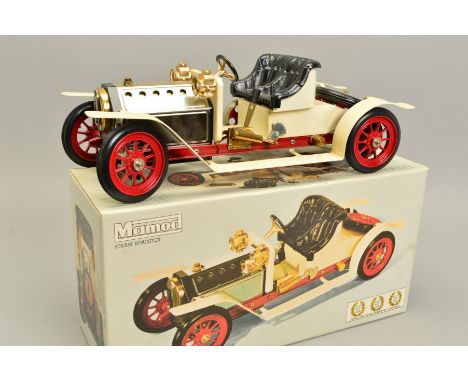 A BOXED MAMOD LIVE STEAM ROADSTER, No.SA1, not tested, appears complete and with all accessories, leaflet, box of fuel, looks