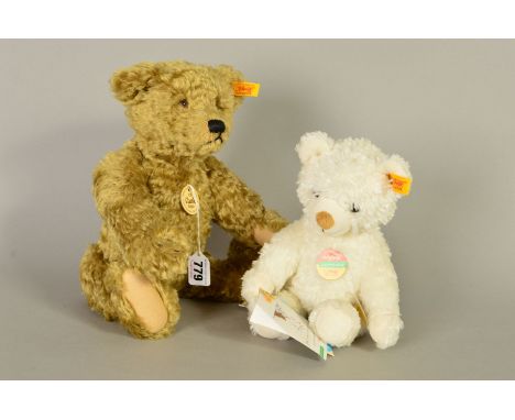 TWO STEIFF TEDDY BEARS, to include 'Classic 1920' bear, No000737, with growler and jointed limbs, height 35cm and original Co