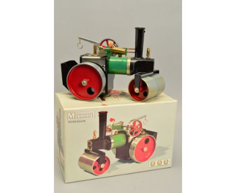 A BOXED MAMOD LIVE STEAM ROLLER, No.SR1A, not tested, appears complete and with all accessories, box of fuel and leaflet, loo