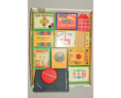 A COLLECTION OF VINTAGE PUZZLES, majority by R. Journet &amp; Sons of London, c.1930's, complete and in fairly good condition
